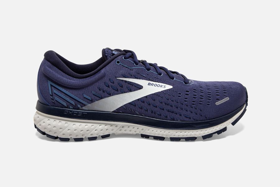 Brooks Ghost 13 Road Loopschoenen Heren - Donkerblauw/Zilver - 921058RCW